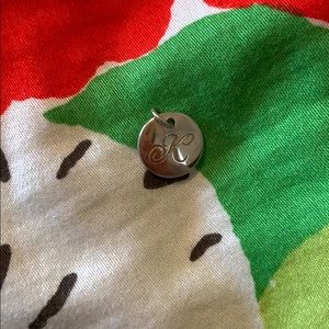Tiffany and Co K necklace charm